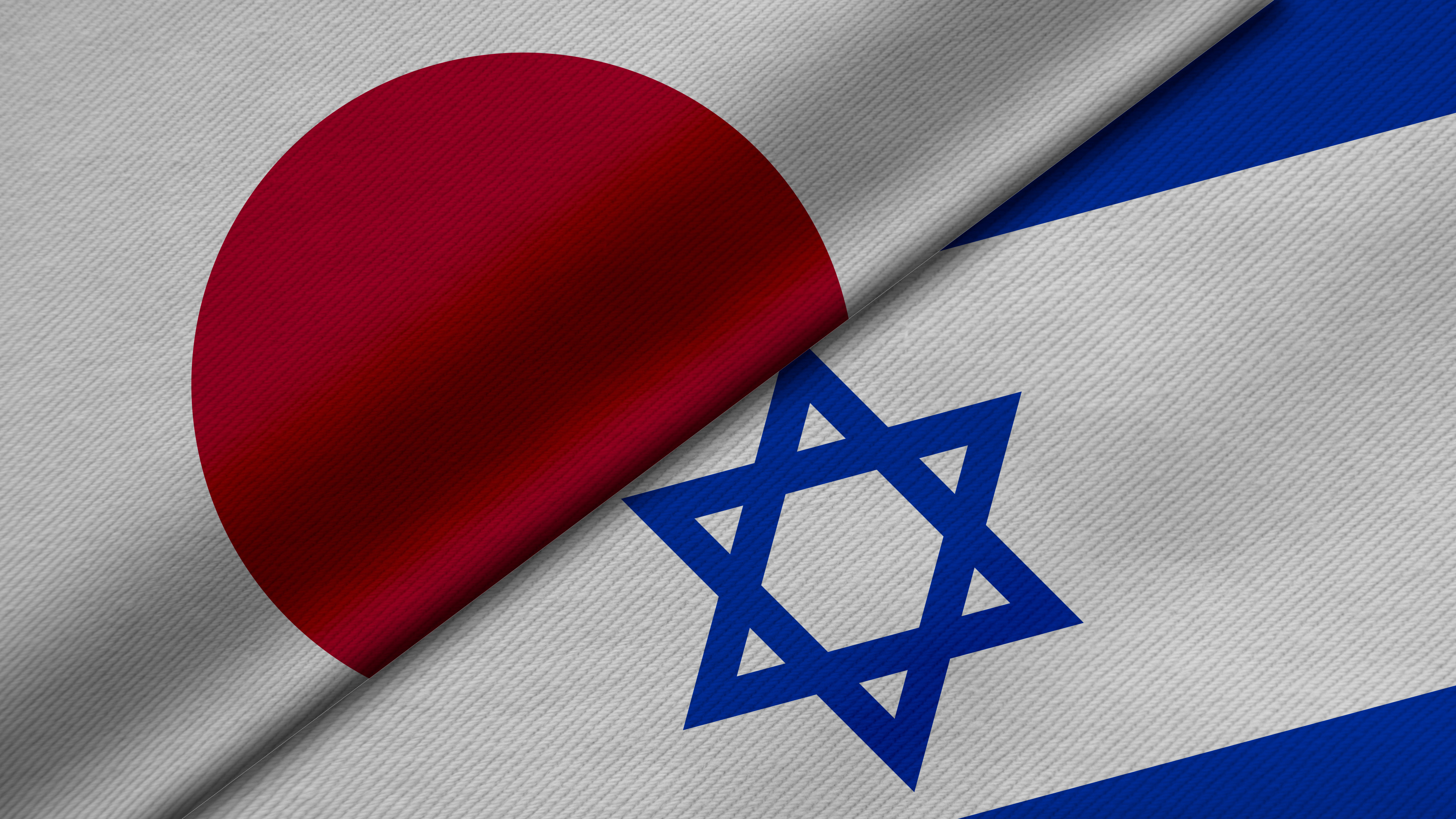 日本とイスラエルの国旗